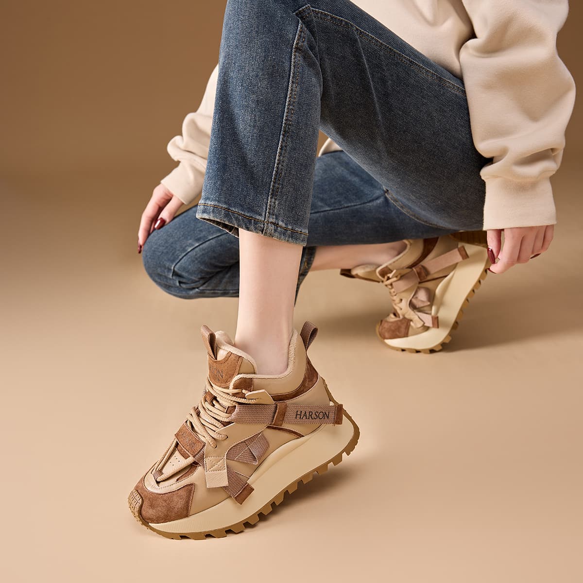 Кроссовки HARSON Высокий Топ Casual Женский - изображение 8