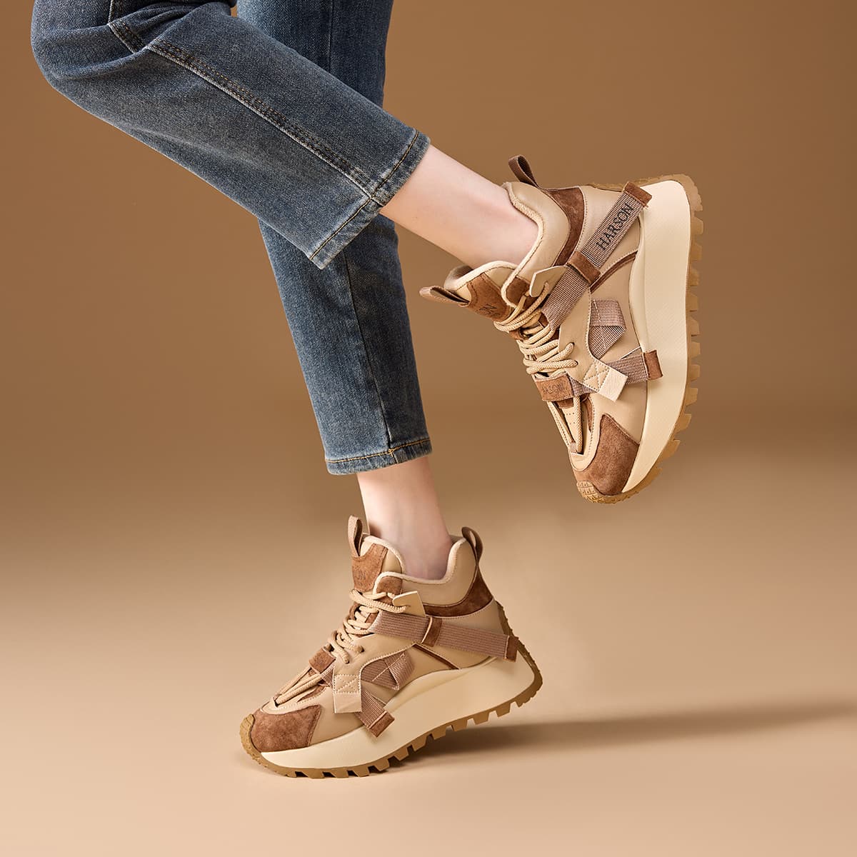 Кроссовки HARSON Высокий Топ Casual Женский - изображение 9