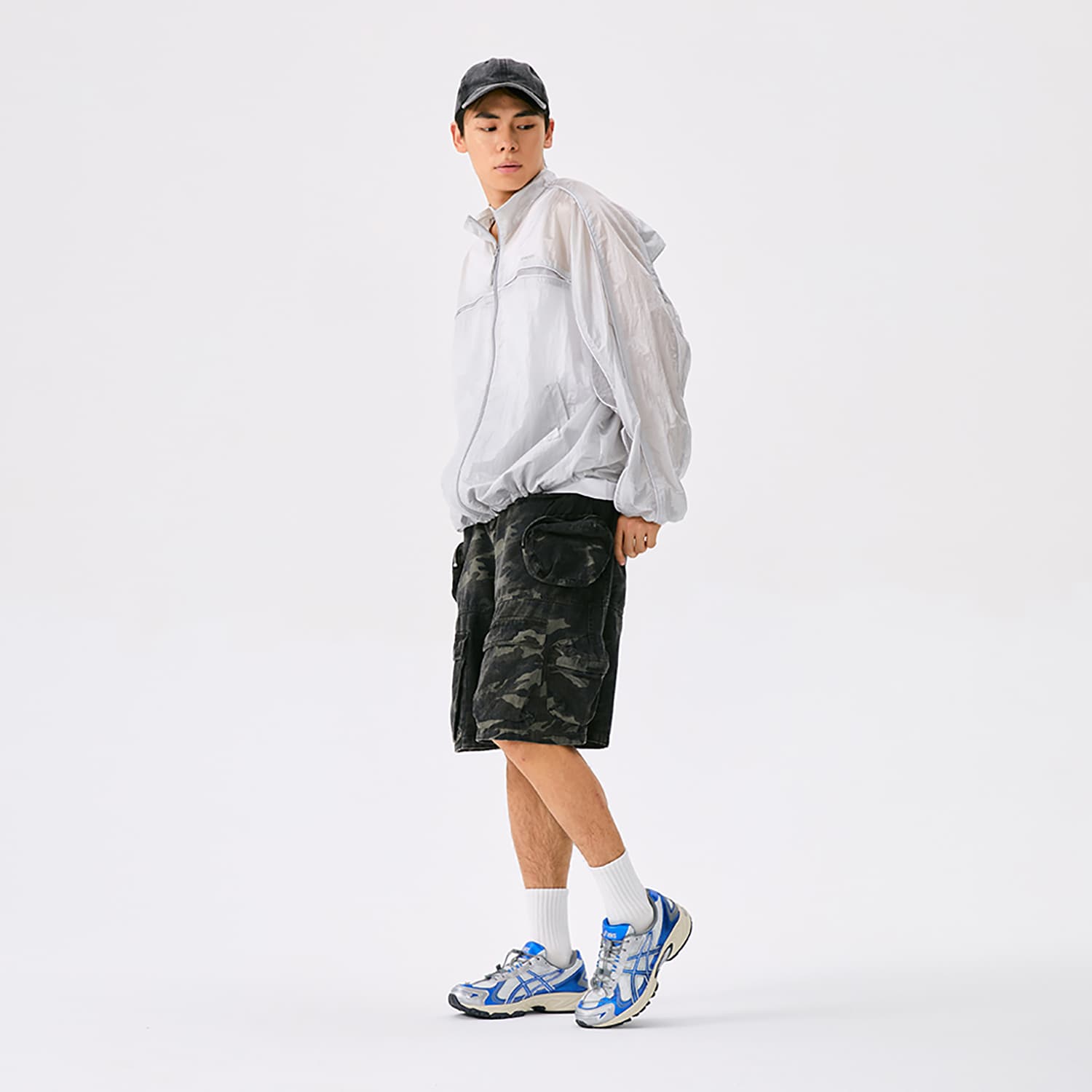 Кроссовки Asics Gel Kahana TR V4 Амортизация Низкий Верх Повседневная Обувь Унисекс Синий - изображение 7