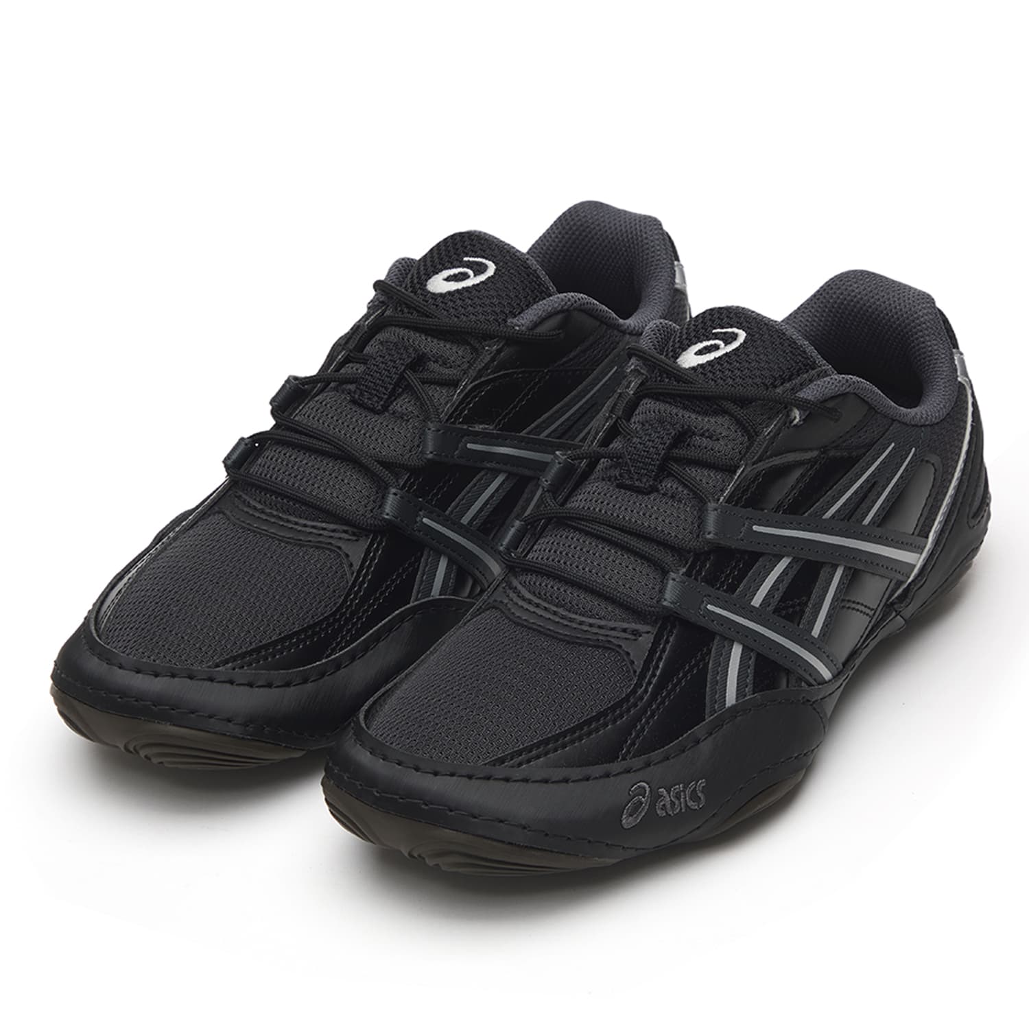 Кроссовки ASICS Hypersync Дышащий Легкий Низкий Верх Повседневная Обувь Унисекс Черный - изображение 7