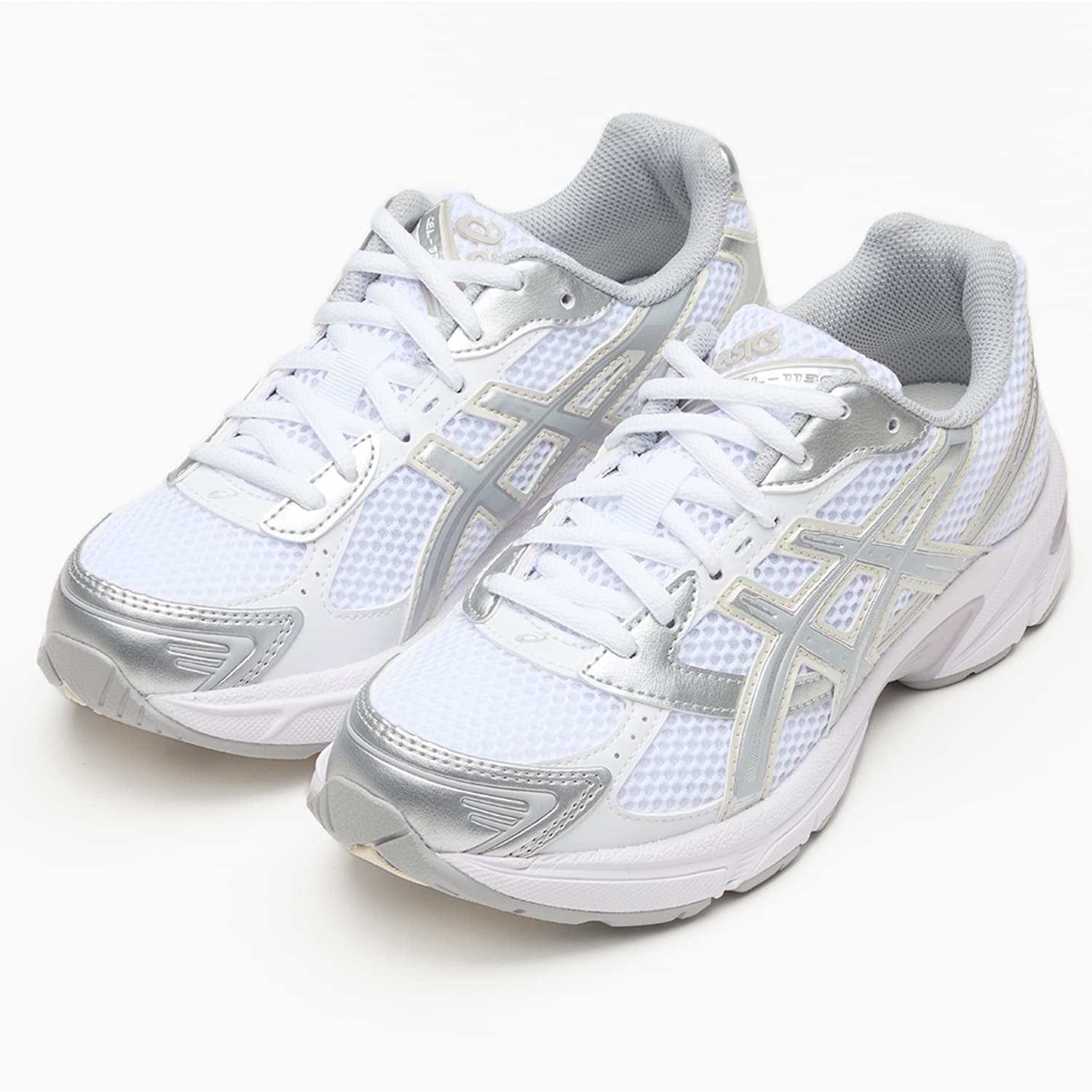 Кроссовки для бега ASICS Гель 1130 Беговые кроссовки Низкий Топ Белый Piedmont Серый Унисекс - изображение 5