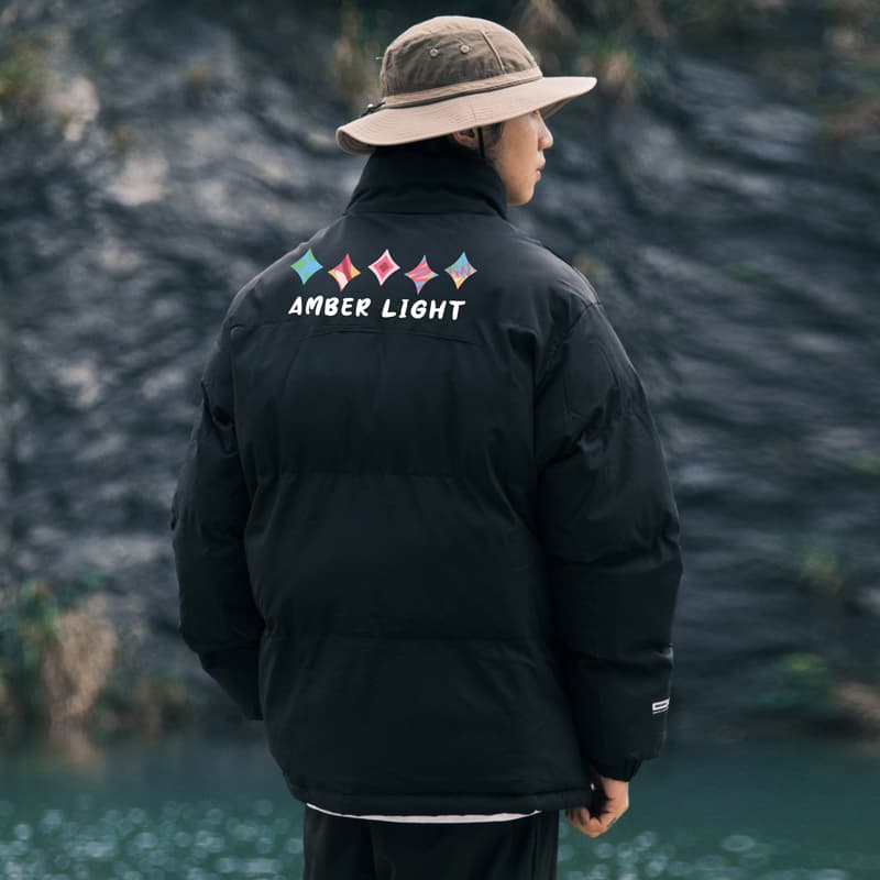 Зимняя куртка пуховик AMBER LIGHT Logo - изображение 4
