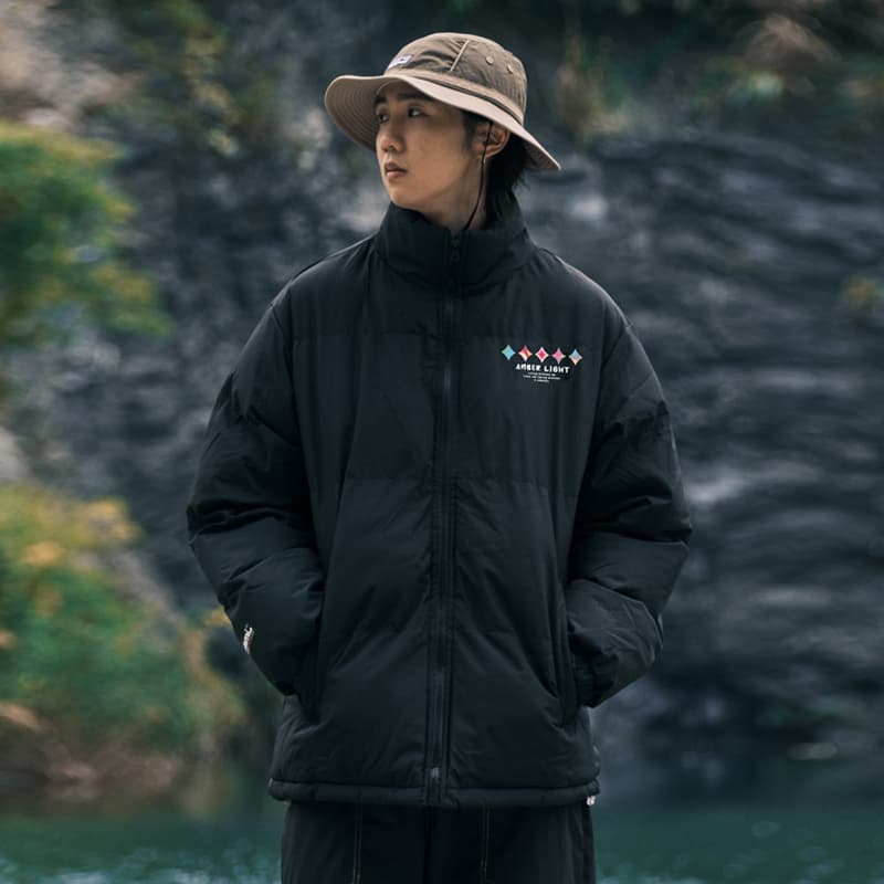Зимняя куртка пуховик AMBER LIGHT Logo - изображение 3