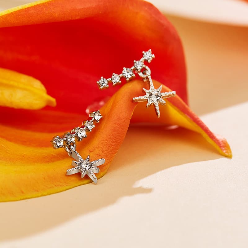Серьги DAISY BEAUTY S925 - изображение 4