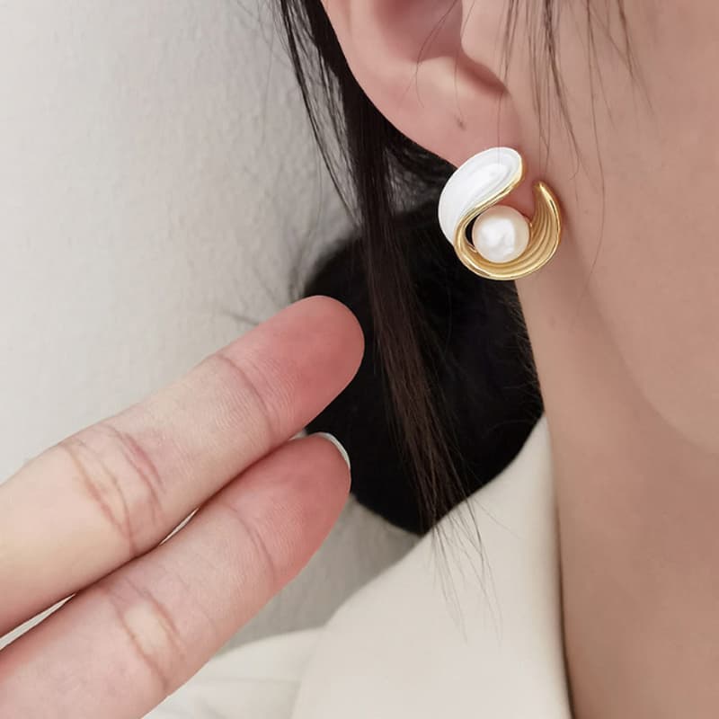 Серьги DAISY BEAUTY Серьги из серебра 925 пробы с серебряной иглой женские - изображение 6