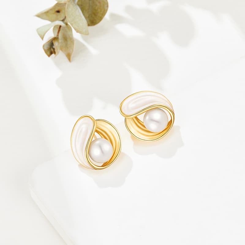 Серьги DAISY BEAUTY Серьги из серебра 925 пробы с серебряной иглой женские - изображение 4