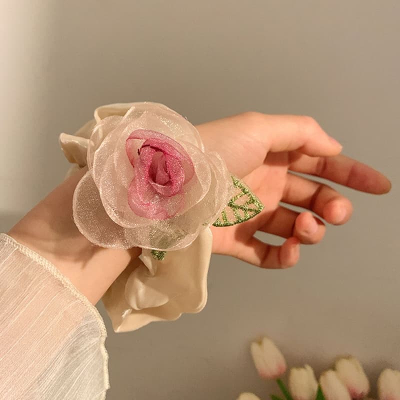 DAISY BEAUTY Прозрачная пряжа Резинка для волос Женская - изображение 3