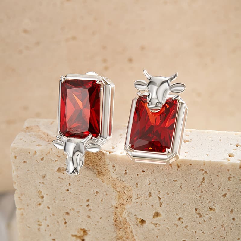 Серьги DAISY BEAUTY Серьги из серебра 925 пробы с серебряной иглой женские - изображение 4