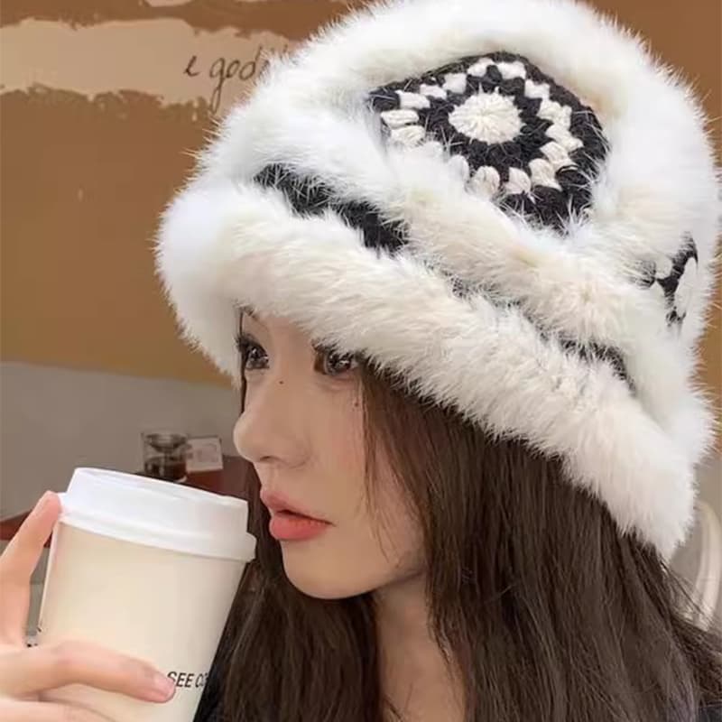 Шапка DAISY BEAUTY Акриловые ведрообразные шляпы для женщин - изображение 7