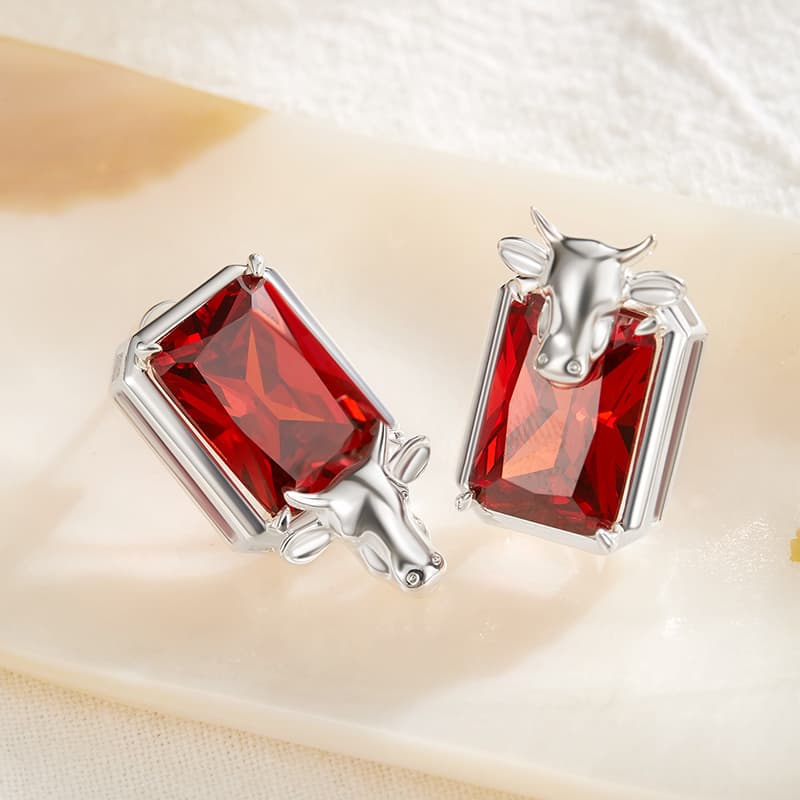 Серьги DAISY BEAUTY Серьги из серебра 925 пробы с серебряной иглой женские - изображение 6