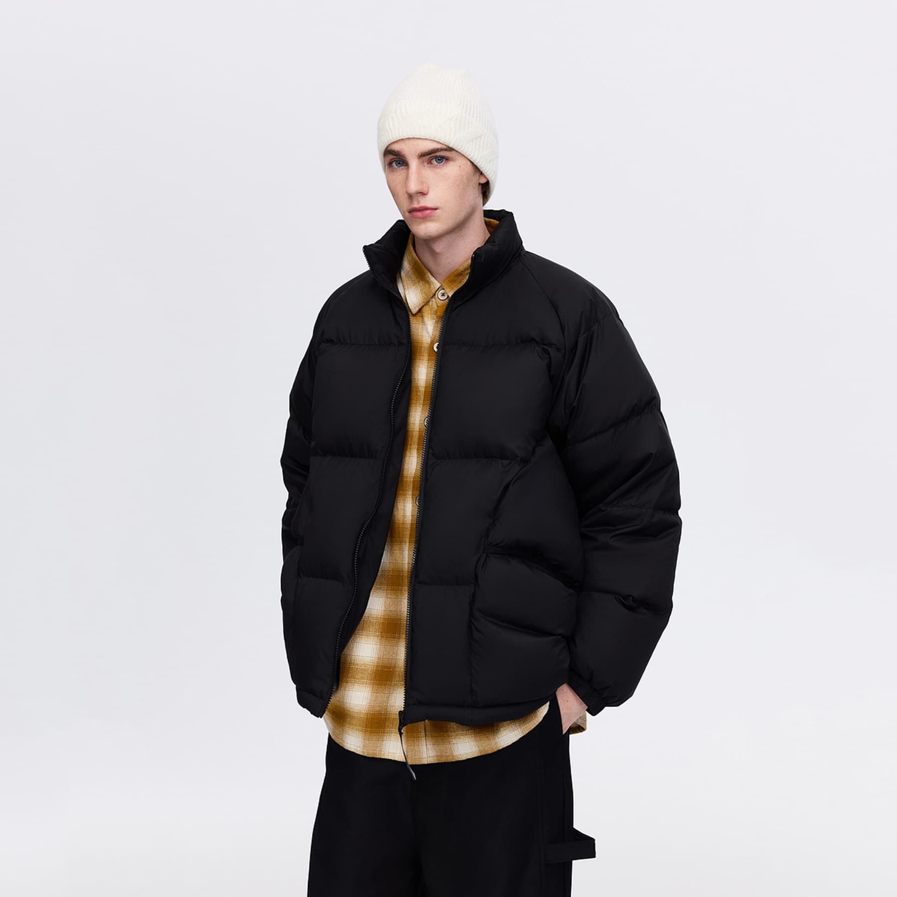 Зимняя куртка PSO Brand Осенний Зимний Пуховик Унисекс - изображение 5