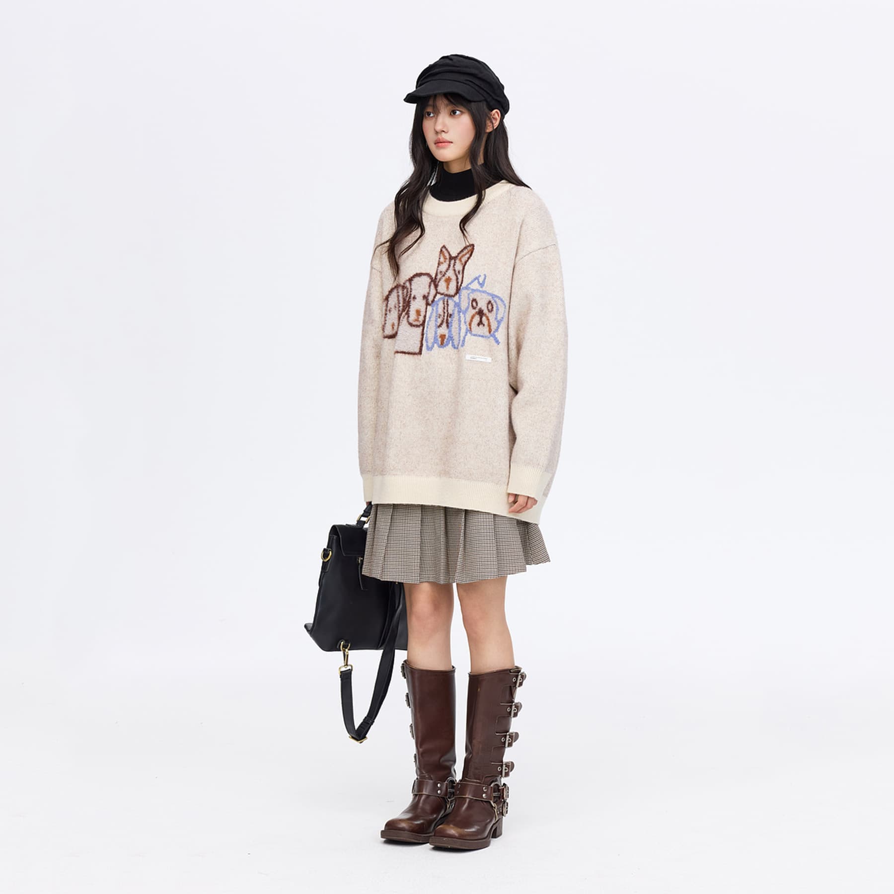 Кофта PSO Brand Puppy Collection Свитер Унисекс Абрикос - изображение 4