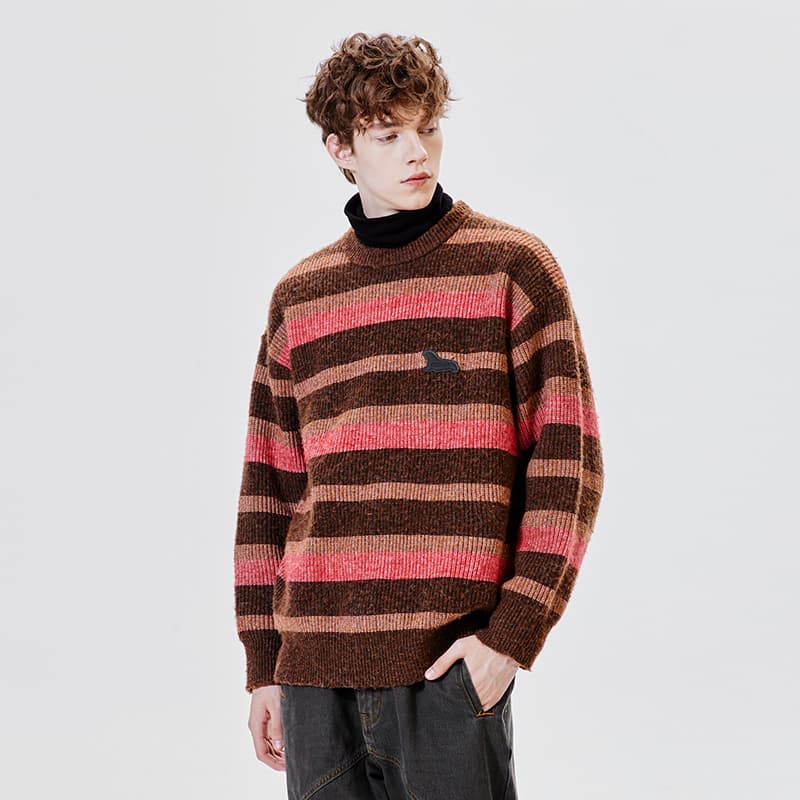 Кофта PSO Brand Dopamine Stripe Sweater - изображение 4