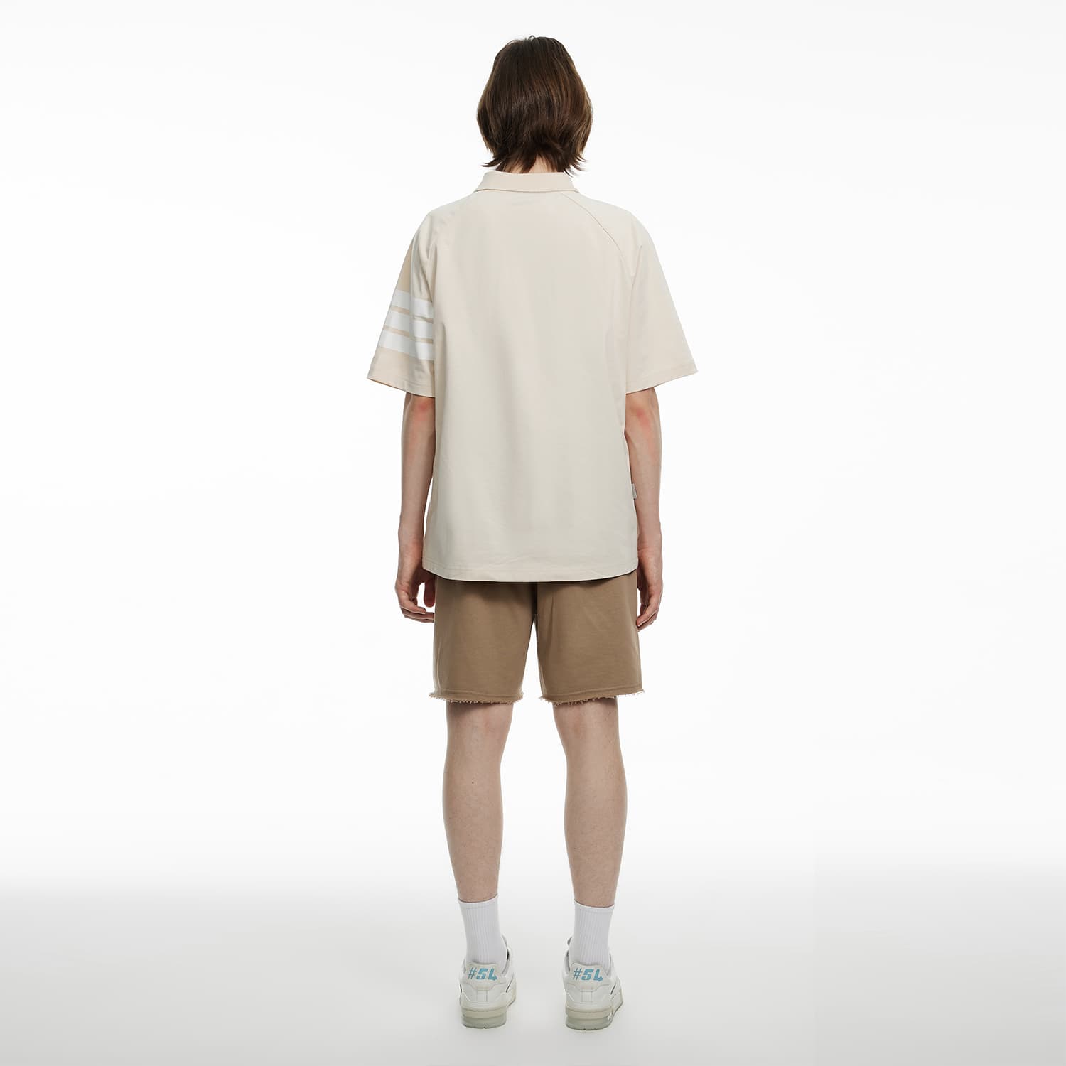 Футболка ICONS Lab x SSUR PLUS Striped Polo Collar T-Shirt - изображение 5