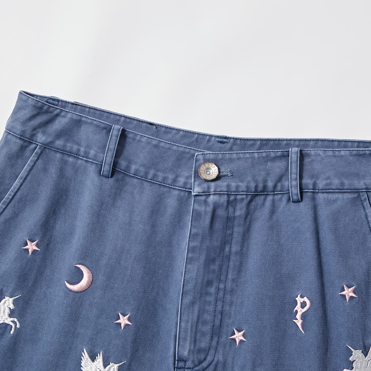 PASET Blue Men's Cargo Shorts PASET Синий Мужские Карго Шорты - изображение 6