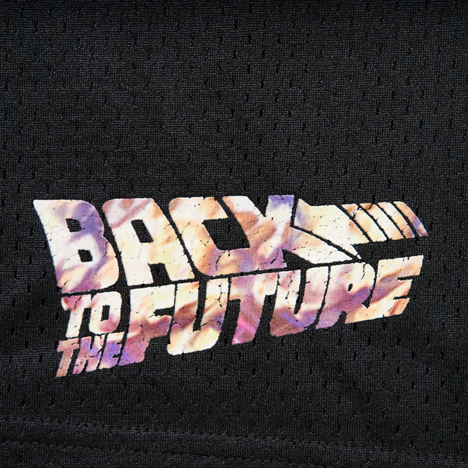 Шорты XVESSEL x Back to the Future Совместная коллекция Экстра свободный Модный Мультяшный Тонкий Полурукав Повседневные шорты Унисекс Черный - изображение 4