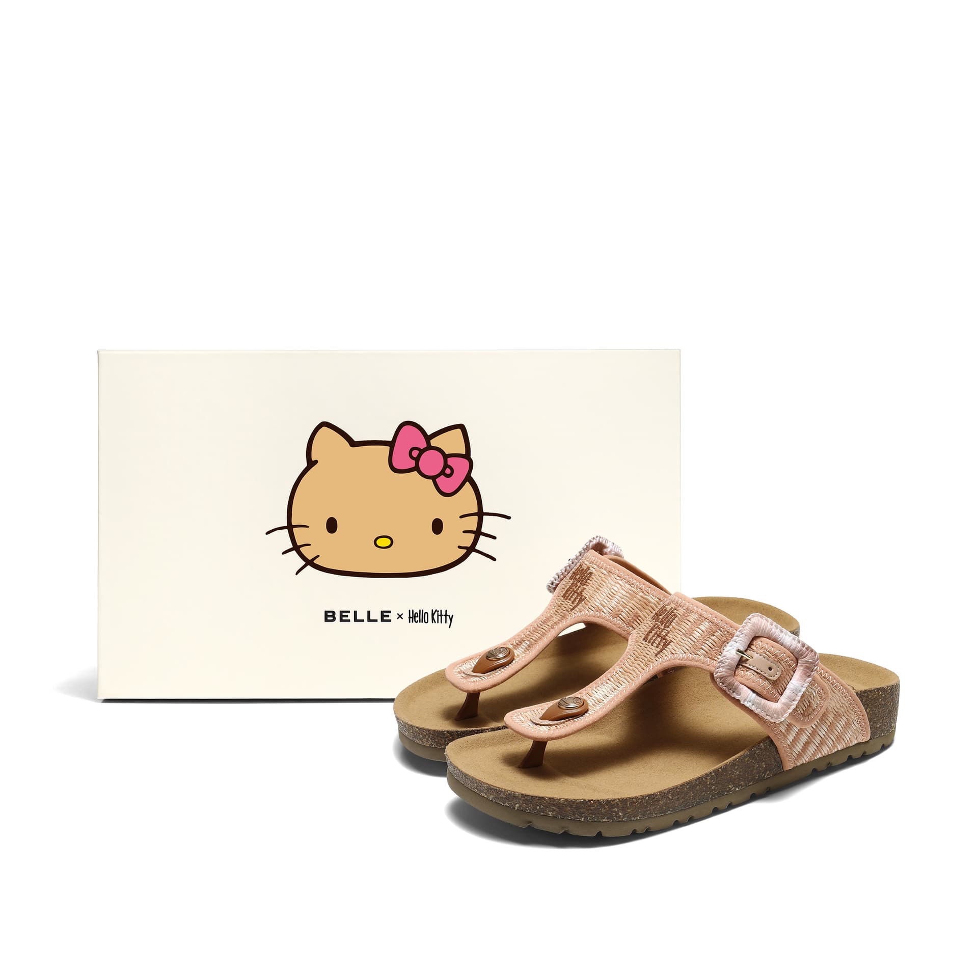 Шлёпанцы BELLE x Hello Kitty Резиновая подошва Шлепанцы Женские - изображение 5