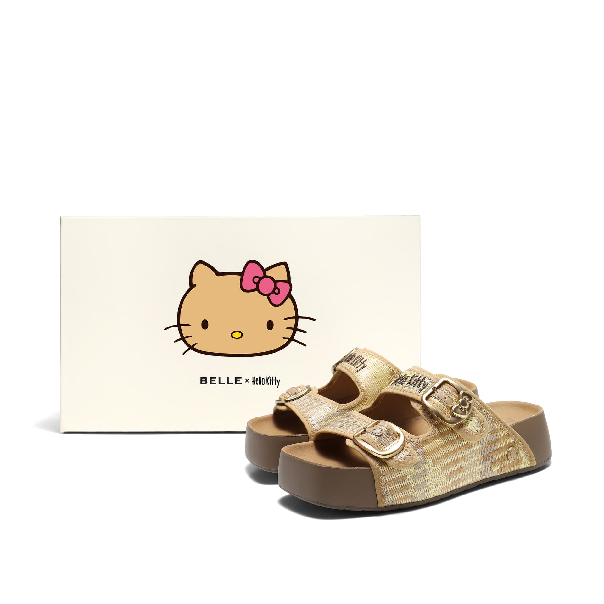 Сандалии BELLE x Hello Kitty Биркенштоки с узором Хелло Китти и морской солью Женские - изображение 5