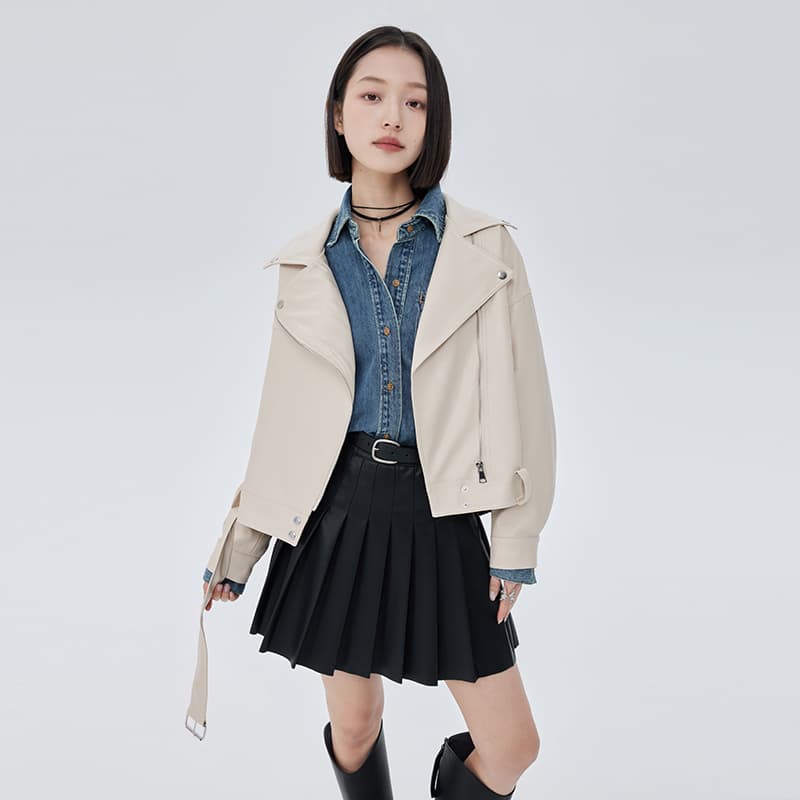 Куртка SOON FLOWER pu2024 - изображение 5