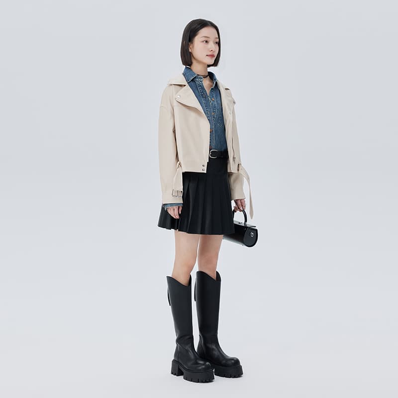 Куртка SOON FLOWER pu2024 - изображение 7