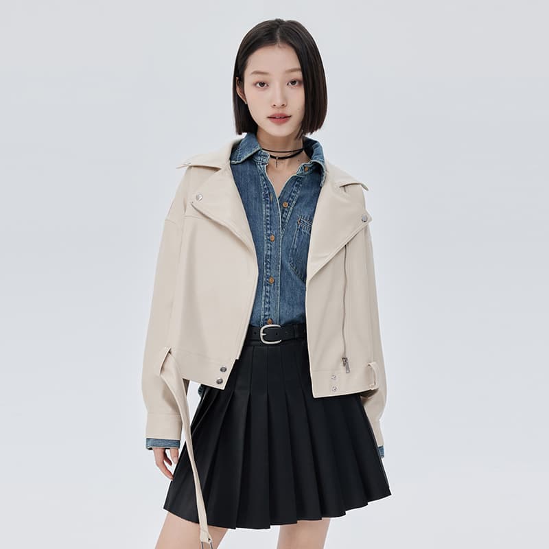 Куртка SOON FLOWER pu2024 - изображение 4