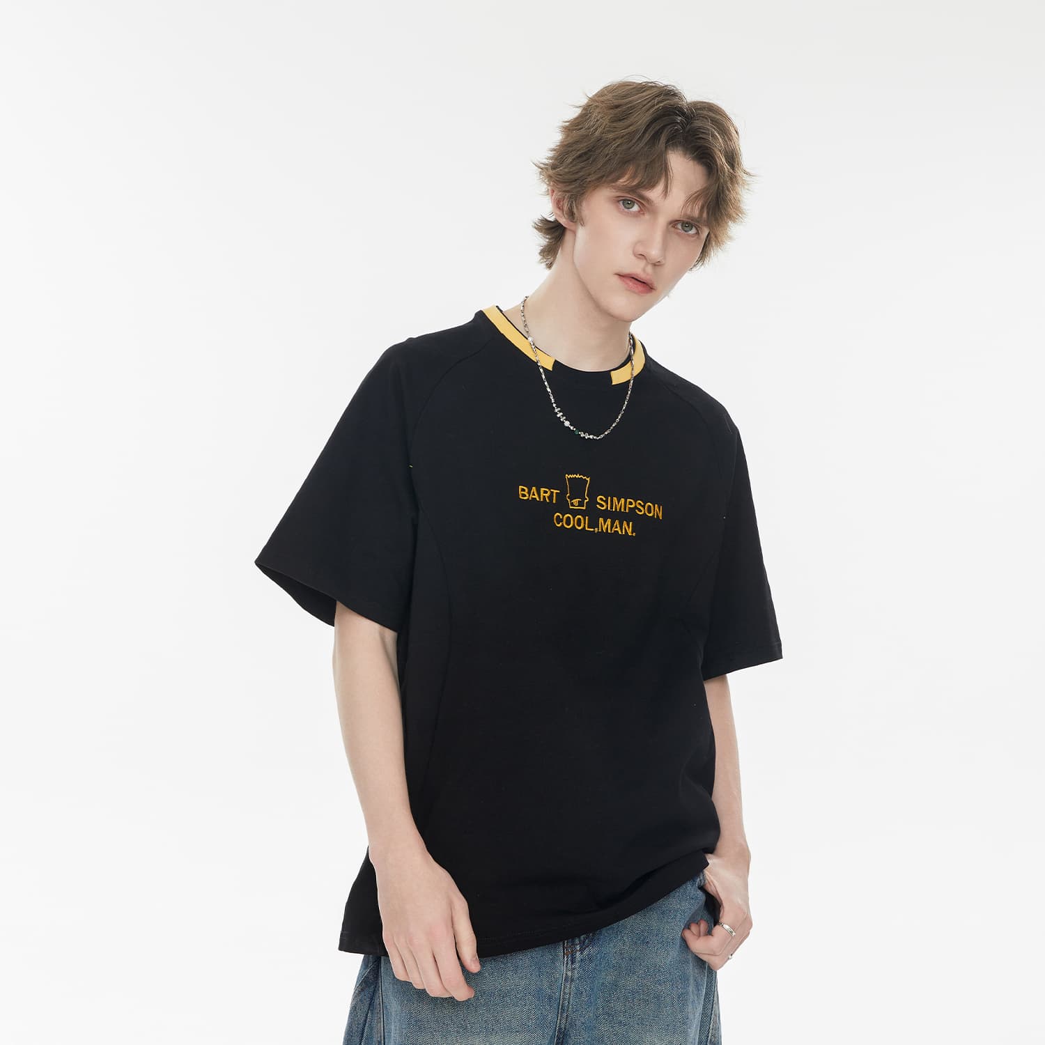 Футболка The Simpsons Retro Cartoon Embroidered T-Shirt - изображение 7
