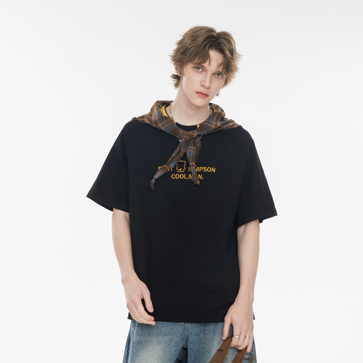 Футболка The Simpsons Retro Cartoon Embroidered T-Shirt - изображение 4