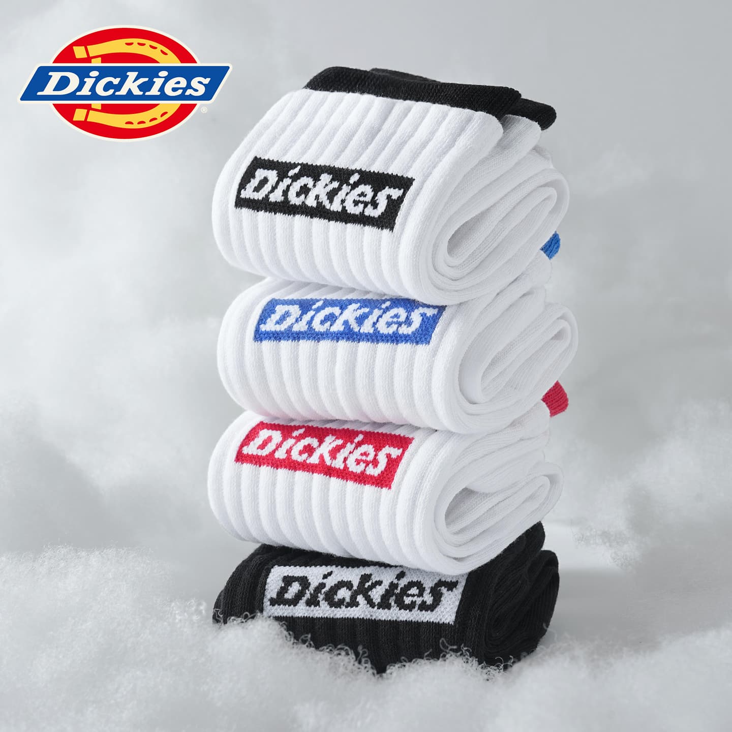 Носки Dickies Носки Crew Унисекс Сумка для покупок 4 упаковки - изображение 2