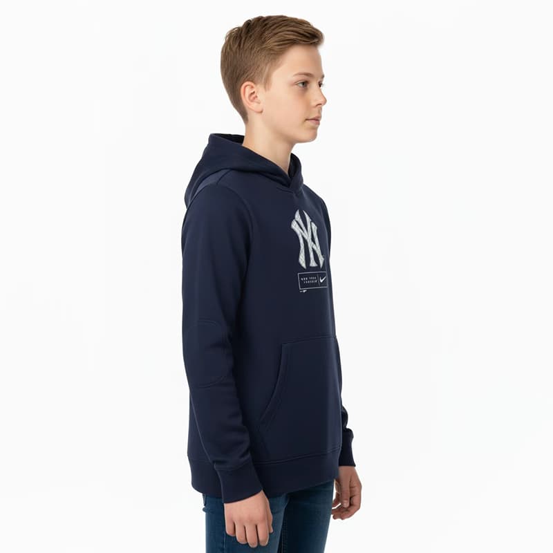 Nike Logo Hoodie Kids Navy - изображение 5