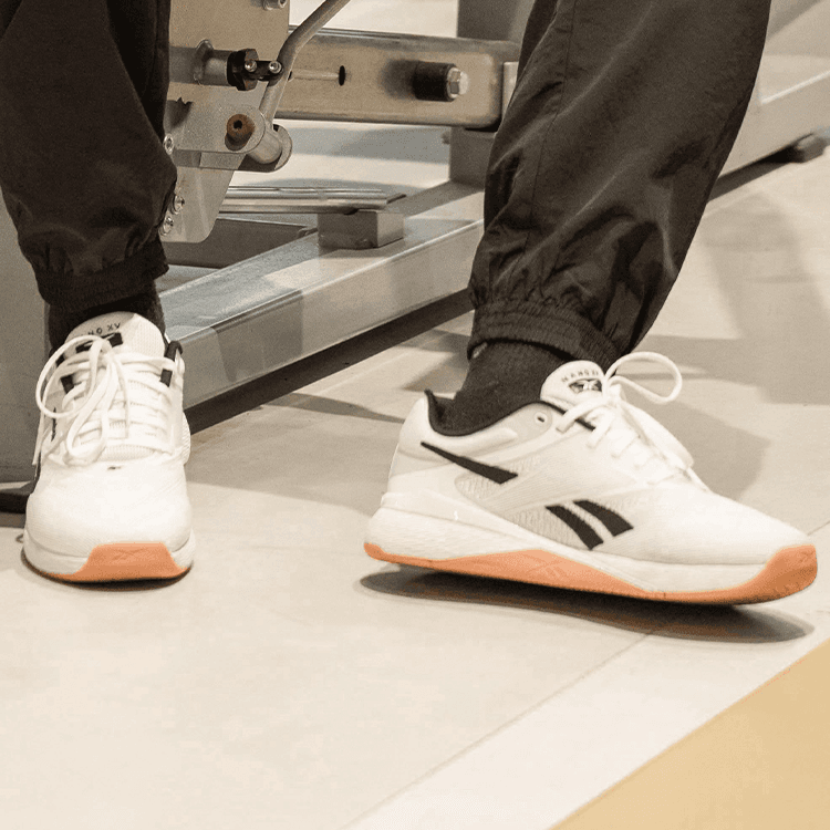 Кроссовки для спортзала Reebok Nano X5 Low Тренировочные кроссовки унисекс белые и черные - изображение 8