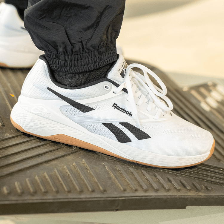 Кроссовки для спортзала Reebok Nano X5 Low Тренировочные кроссовки унисекс белые и черные - изображение 7