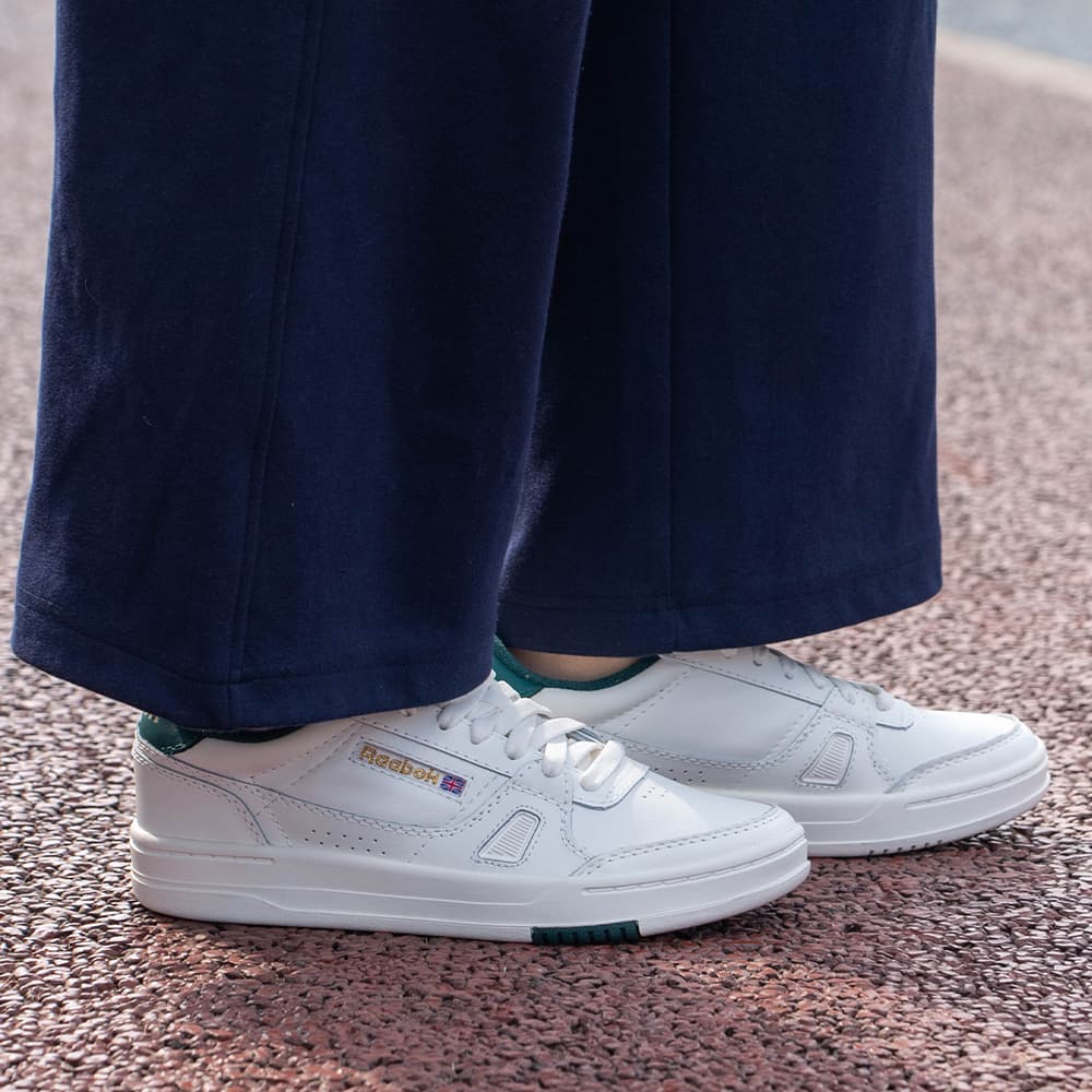 Кроссовки Reebok Низкие кеды для скейтбординга Унисекс Белый Зеленый - изображение 8