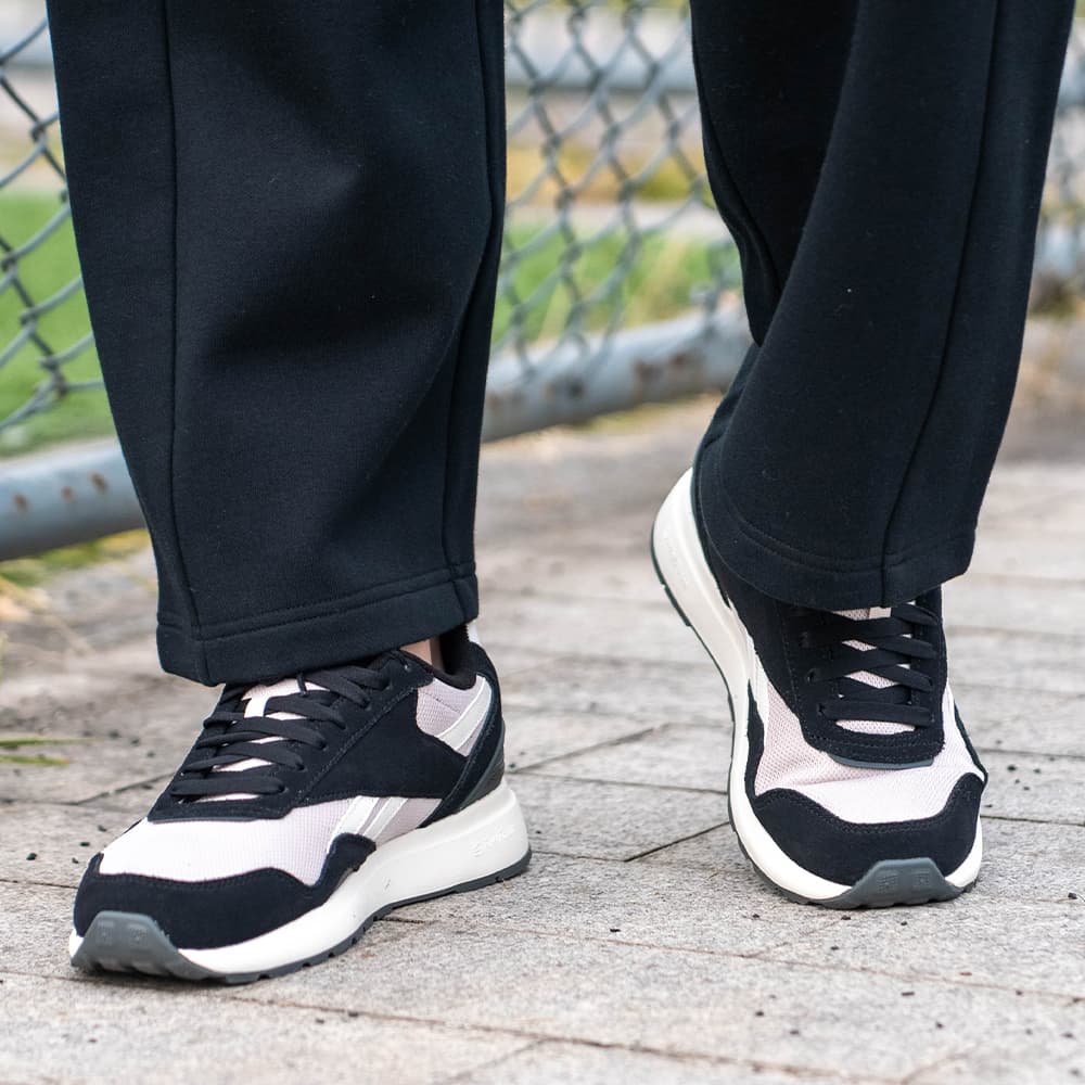 Кроссовки для бега REEBOK Low Топ Беговые кроссовки Унисекс Черный белый - изображение 6