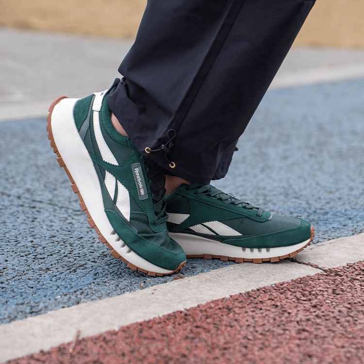Кроссовки для бега REEBOK CL LEGACY W+ Низкие беговые кроссовки унисекс темно-зеленый - изображение 7