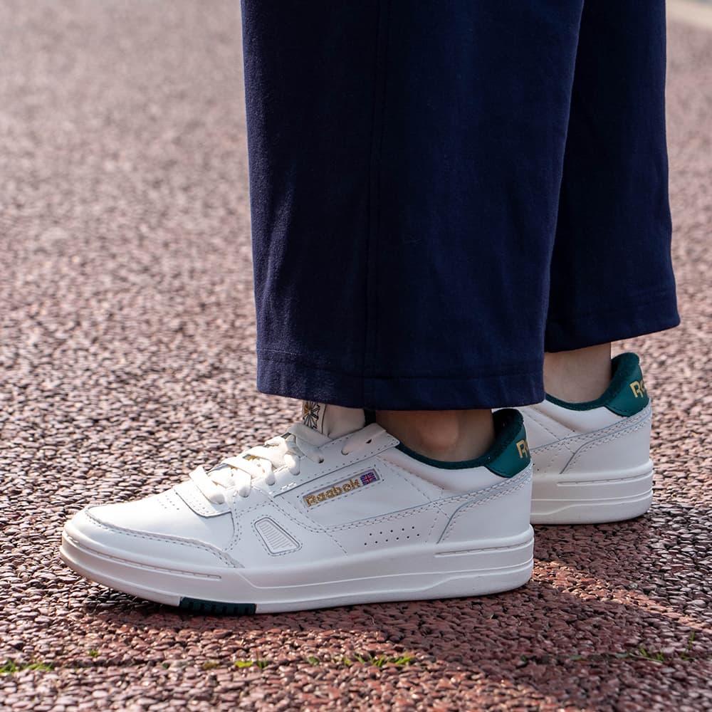 Кроссовки Reebok Низкие кеды для скейтбординга Унисекс Белый Зеленый - изображение 7