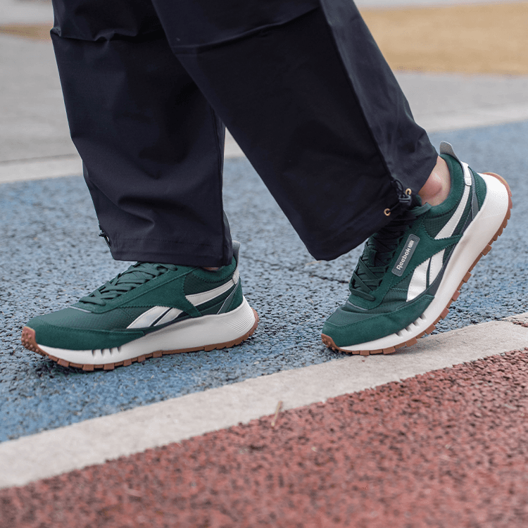 Кроссовки для бега REEBOK CL LEGACY W+ Низкие беговые кроссовки унисекс темно-зеленый - изображение 8