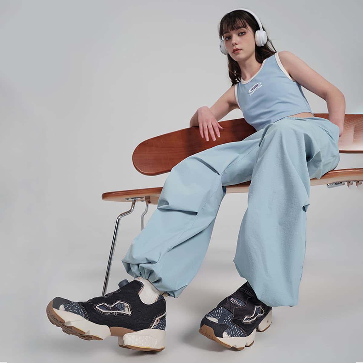 Кроссовки для бега Reebok Instapump Fury Black White - изображение 6