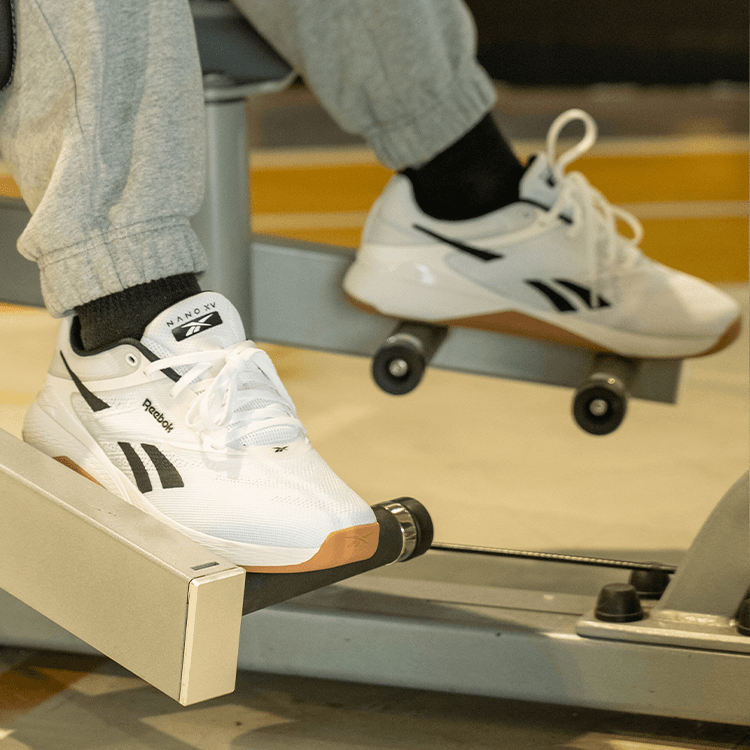 Кроссовки для спортзала Reebok Nano X5 Low Тренировочные кроссовки унисекс белые и черные - изображение 6
