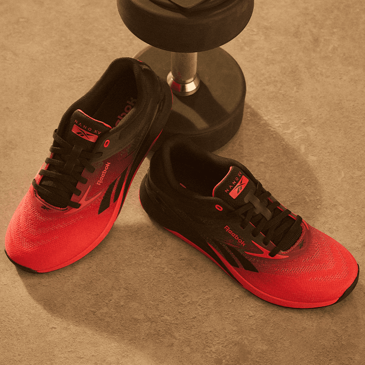 Кроссовки для бега REEBOK Nano X5 Износостойкие Низкие Беговые Кроссовки Унисекс Черные Красные - изображение 7