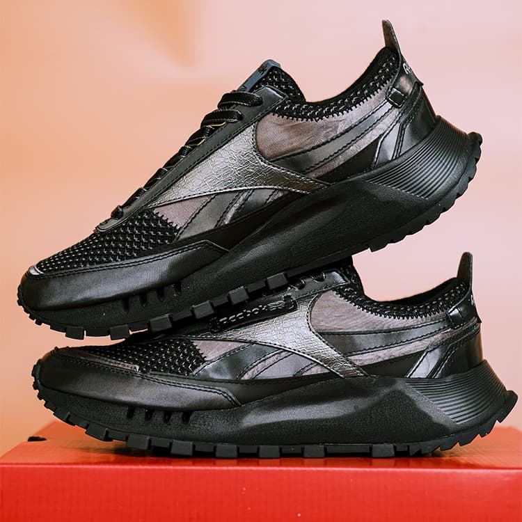 Кроссовки для бега REEBOK CL LEGACY W+ Низкий топ Повседневная обувь для бега по пересеченной местности Унисекс Темно-серый - изображение 8