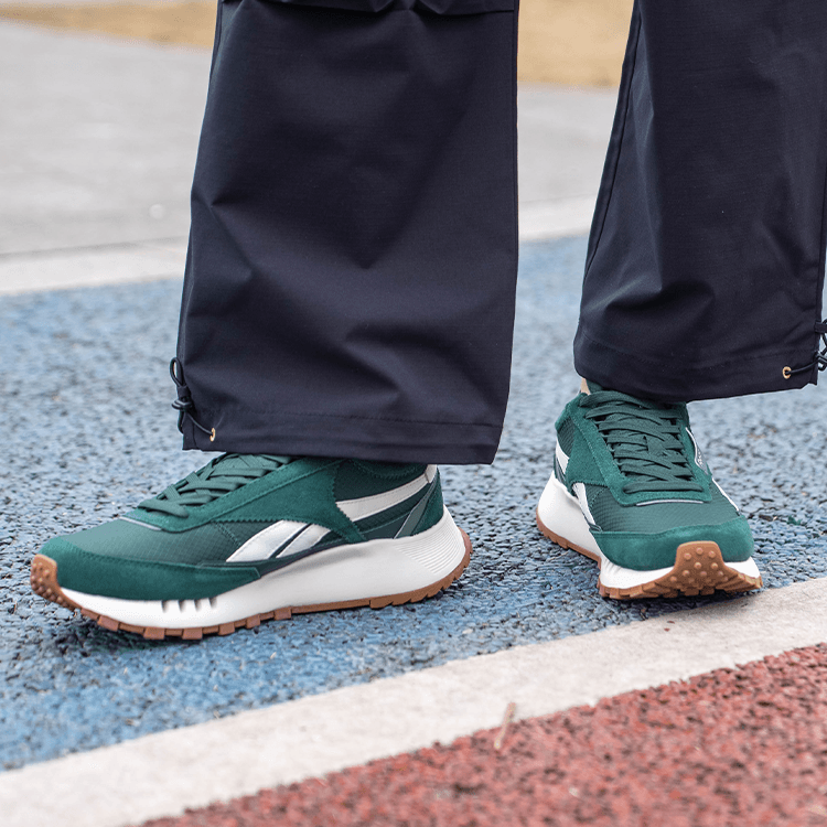 Кроссовки для бега REEBOK CL LEGACY W+ Низкие беговые кроссовки унисекс темно-зеленый - изображение 6