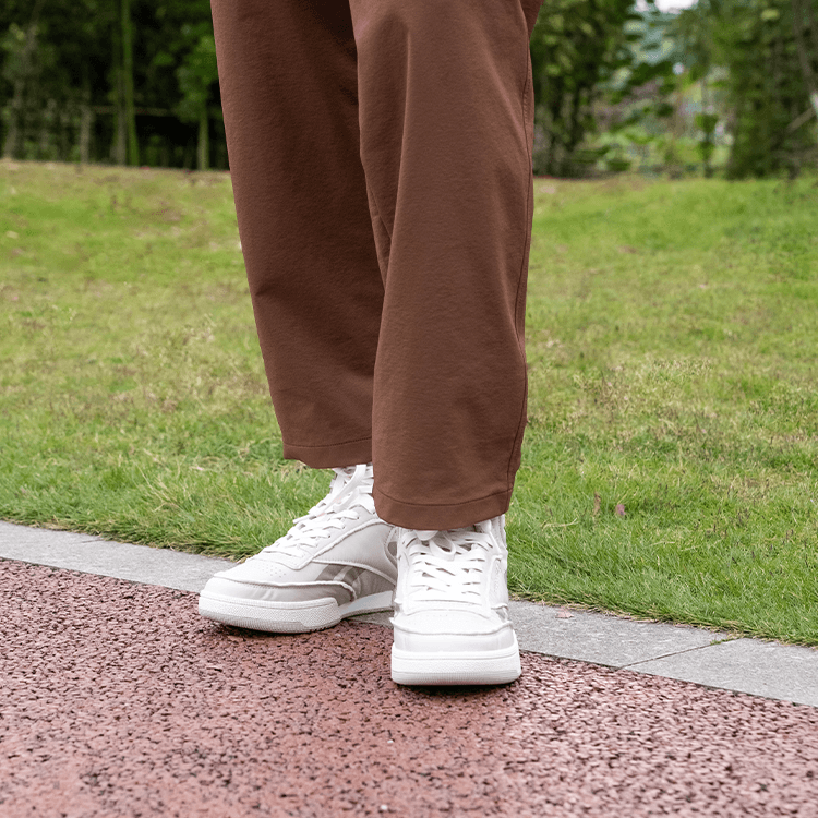Кроссовки Reebok MID Скейтборд Обувь Унисекс Серый Белый - изображение 6