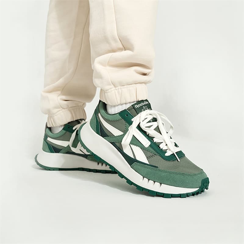 Кроссовки REEBOK CL LEGACY W+ Low Топ Повседневная обувь Унисекс Зелёный - изображение 5