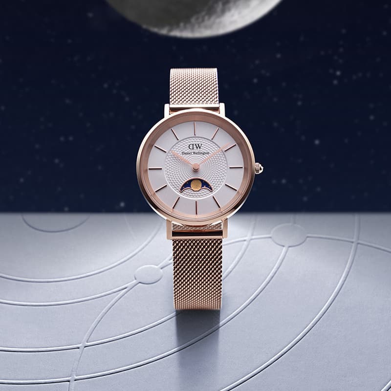 Механические часы Daniel Wellington Petite Moonphase Silver - изображение 3