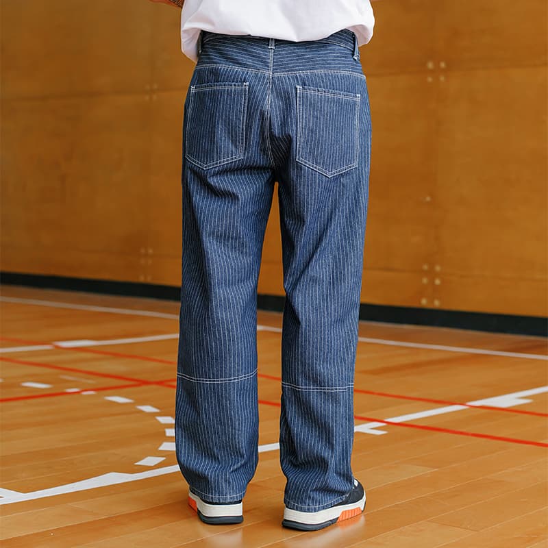 Штаны WAYNEXZAVIER Blue Men's Jeans WAYNEXZAVIER Синий Мужской Джинсы - изображение 5