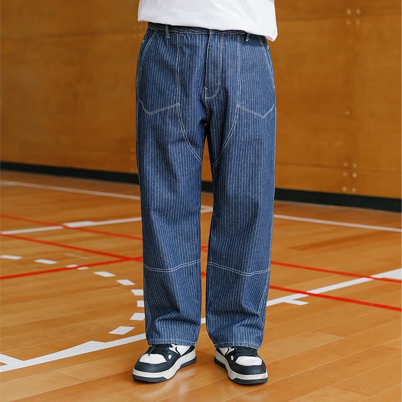 Штаны WAYNEXZAVIER Blue Men's Jeans WAYNEXZAVIER Синий Мужской Джинсы - изображение 3