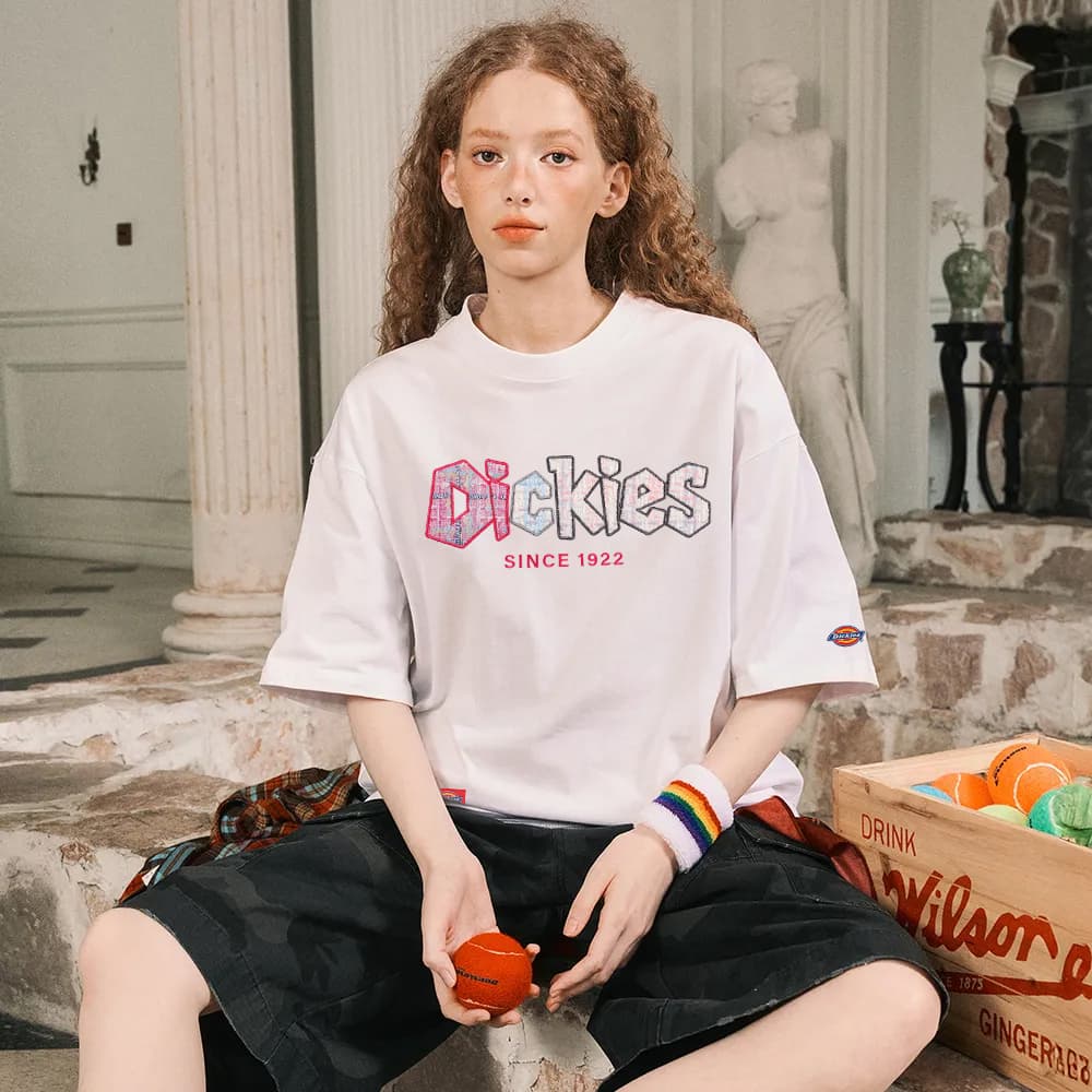 Футболка Dickies Короткий-Рукавные Рубашки Унисекс - изображение 7