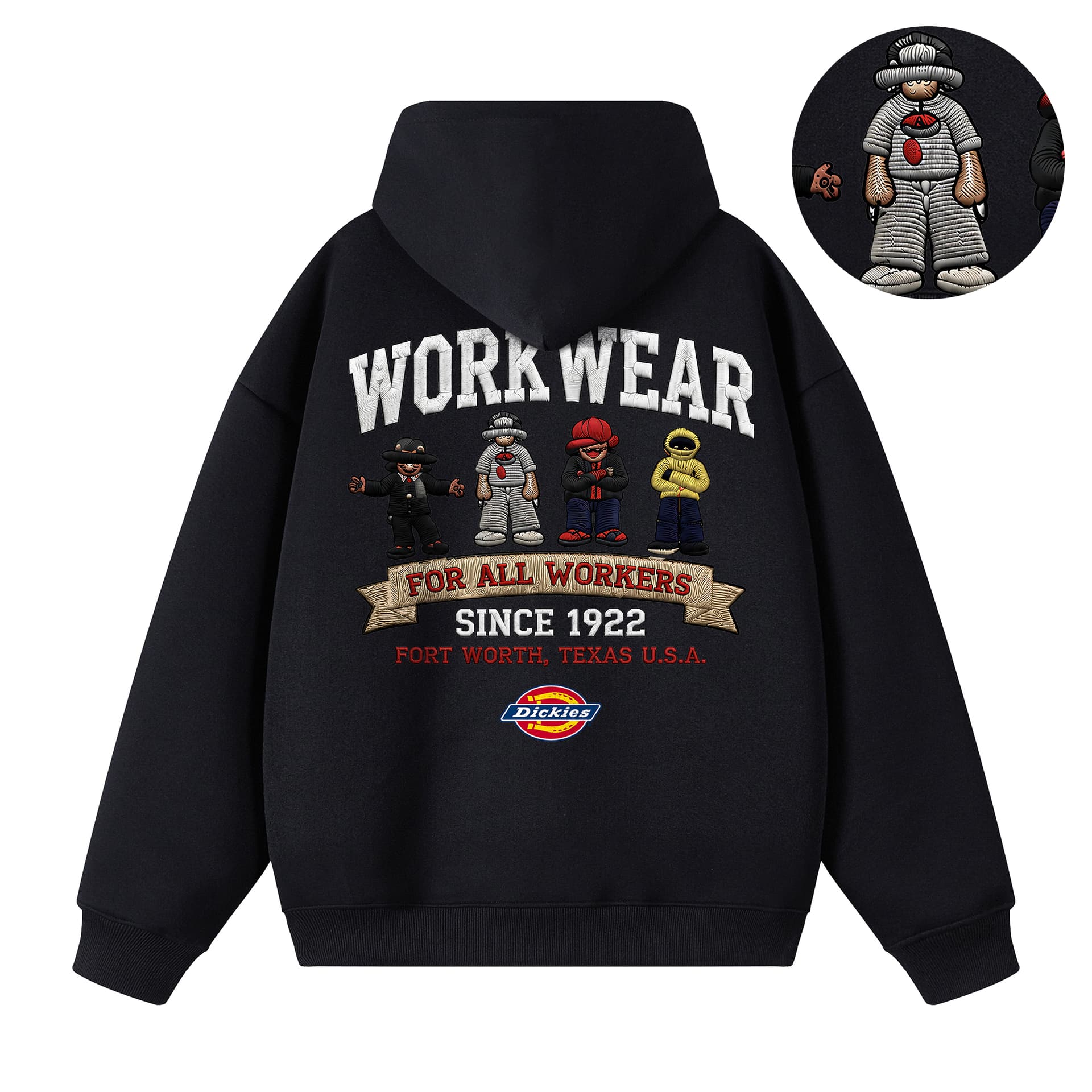 Худи Dickies Унисекс Толстовки - изображение 3