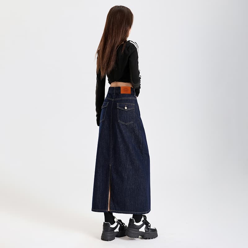 dickies Женские Длинные джинсовые юбки - изображение 4