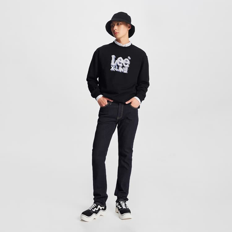 Кофта Lee FW24 Crewneck Logo Sweatshirt - изображение 5